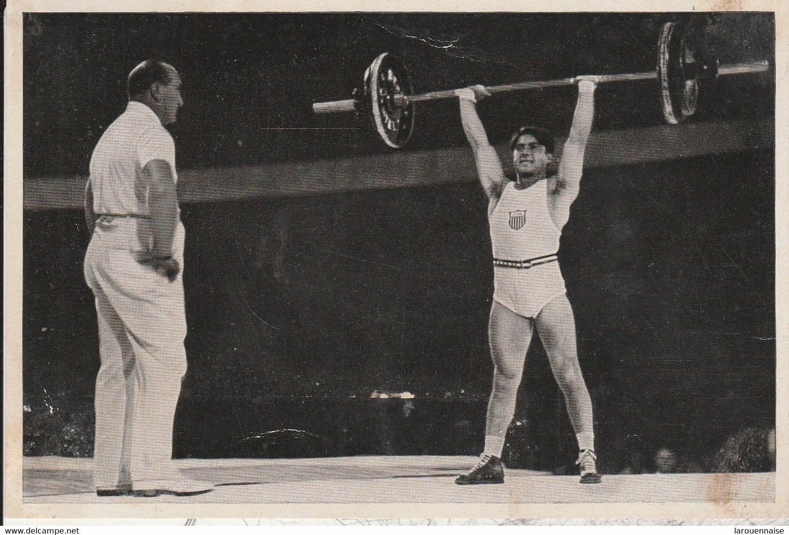 Jeux Olympiques 1936 - Anthony Terlazzo (USA) (image D' Album) - Haltérophilie