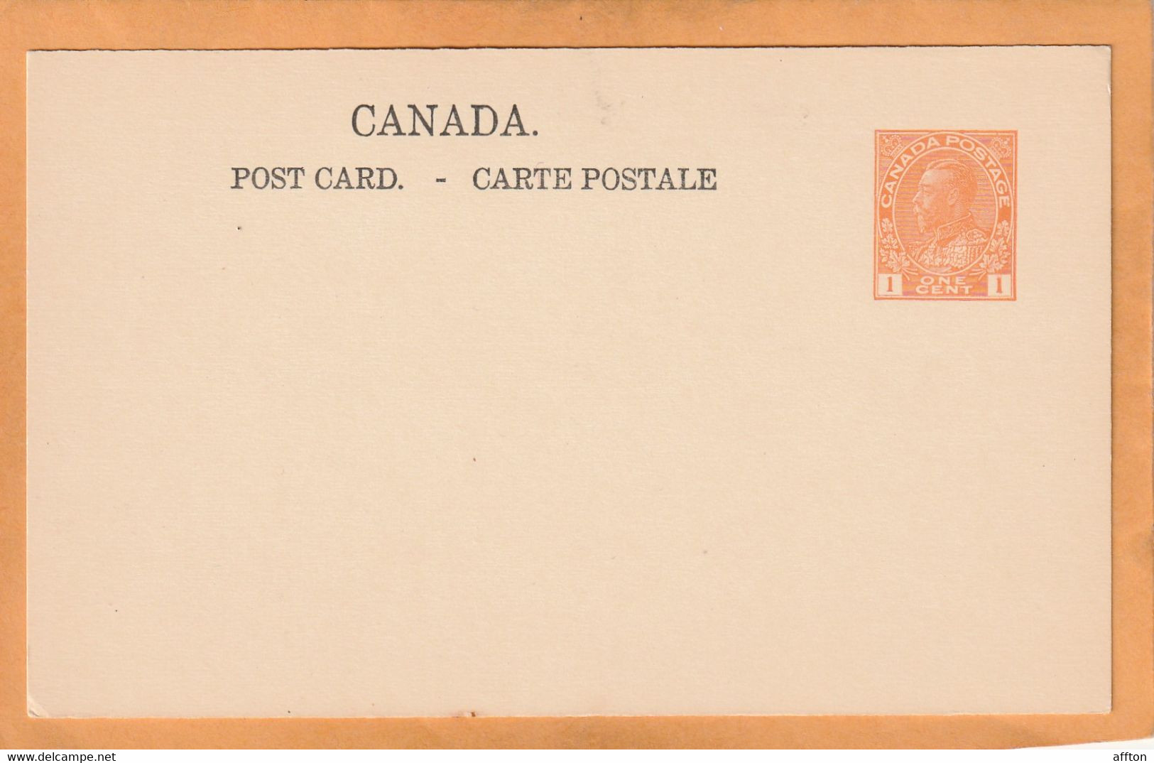 Canada Old Card Unused - 1903-1954 Könige