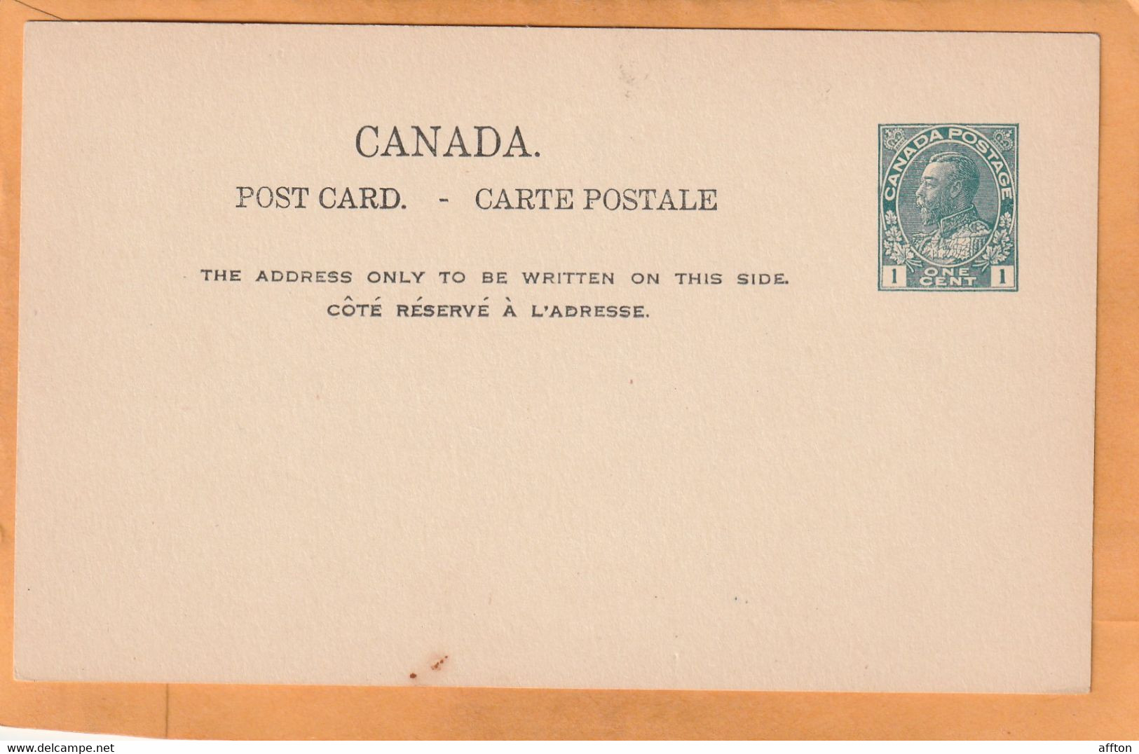 Canada Old Card Unused - 1903-1954 Kings