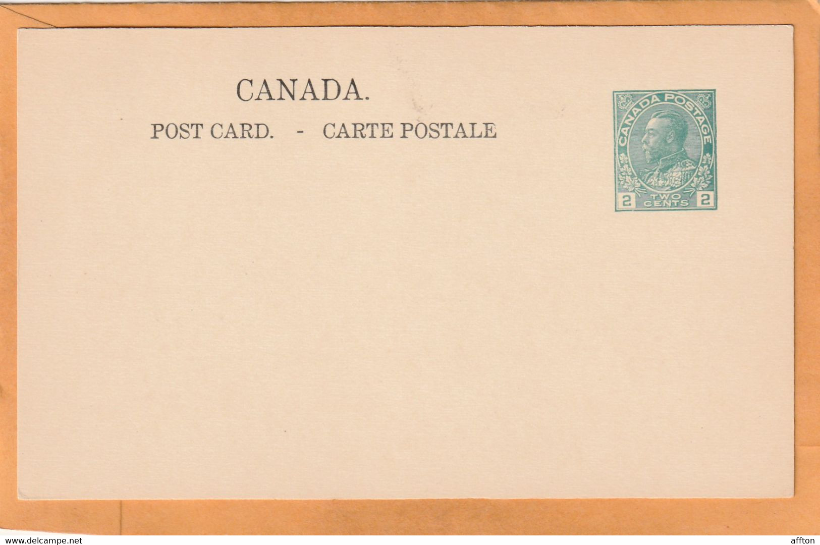 Canada Old Card Unused - 1903-1954 Rois