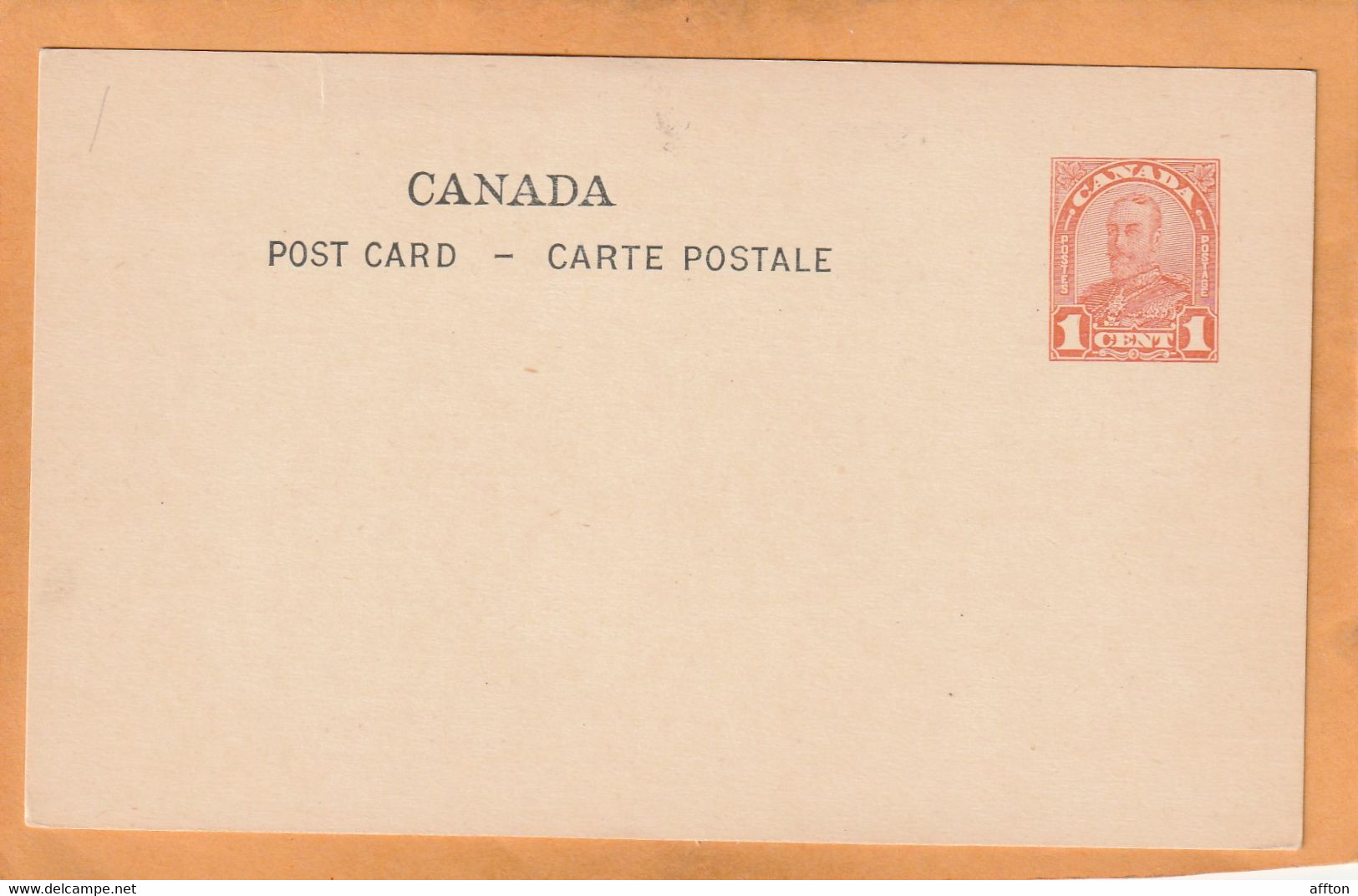 Canada Old Card Unused - 1903-1954 Rois