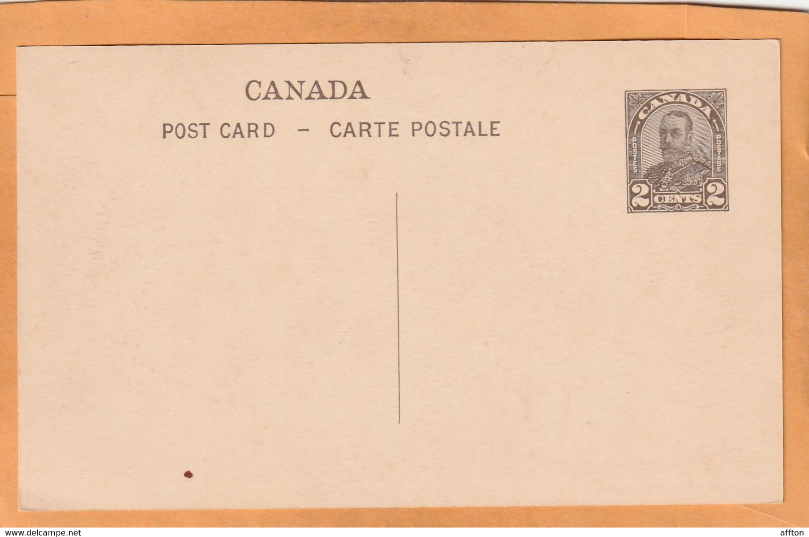 Canada Old Card Unused - 1903-1954 Kings