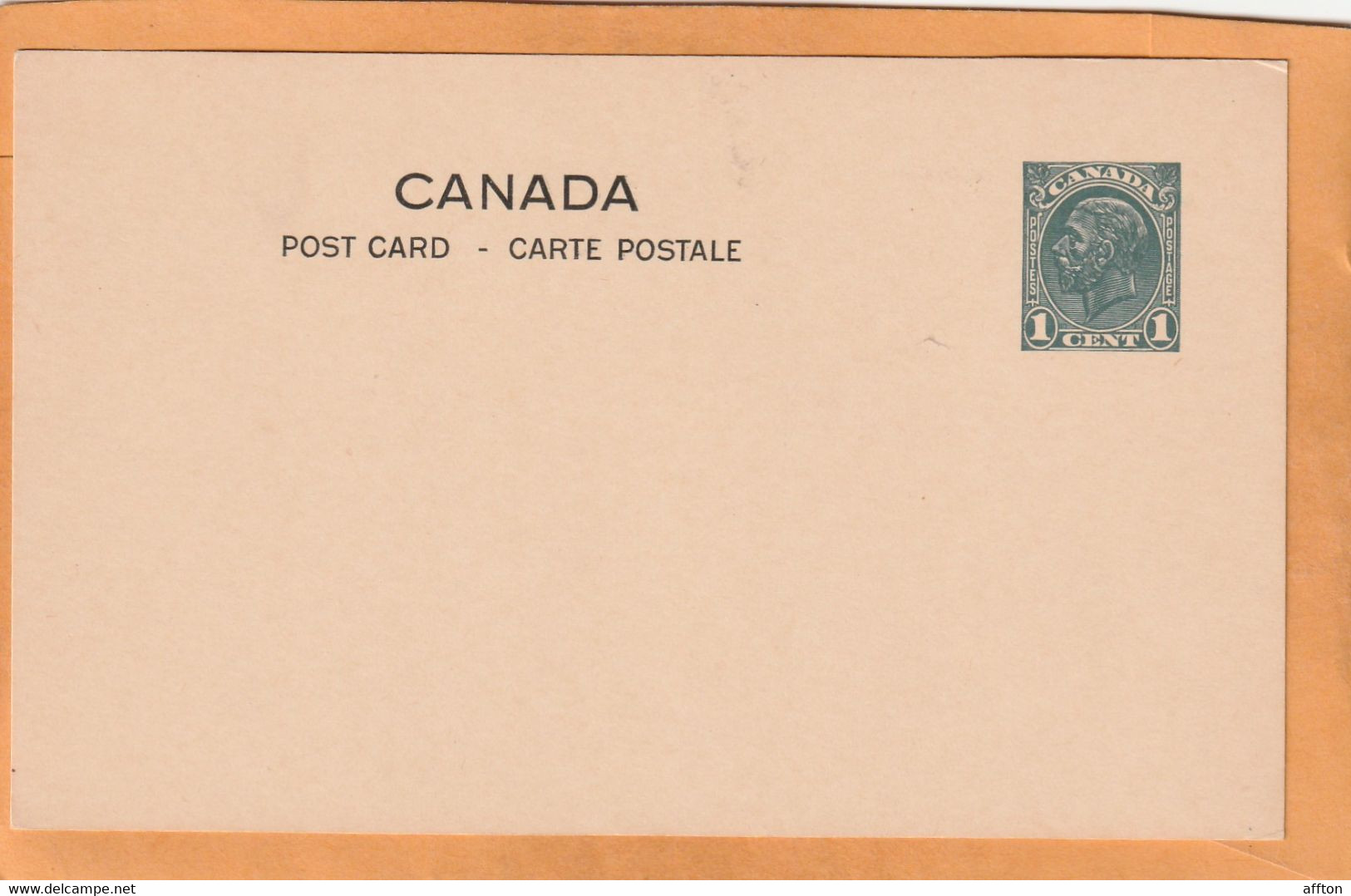 Canada Old Card Unused - 1903-1954 Rois