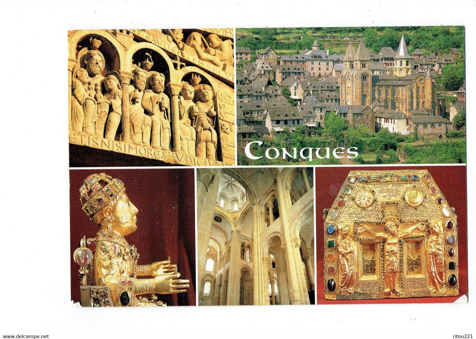 Cpm - 12 - CONQUES - ABBATIALE Sainte Foy - Reliquaire De Pépin - DEBAISIEUX - 2002 - Other & Unclassified