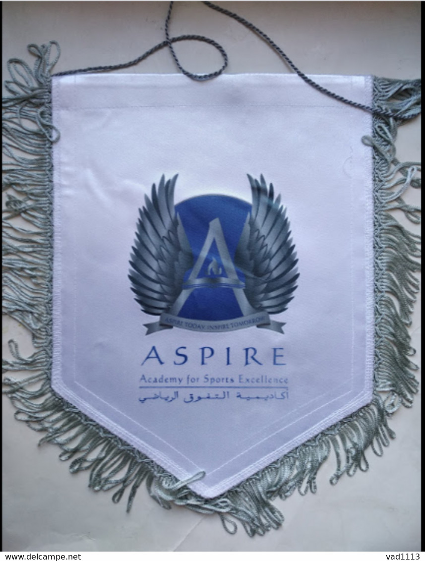 Official Pennant Aspire Academy  Qatar - Sonstige & Ohne Zuordnung