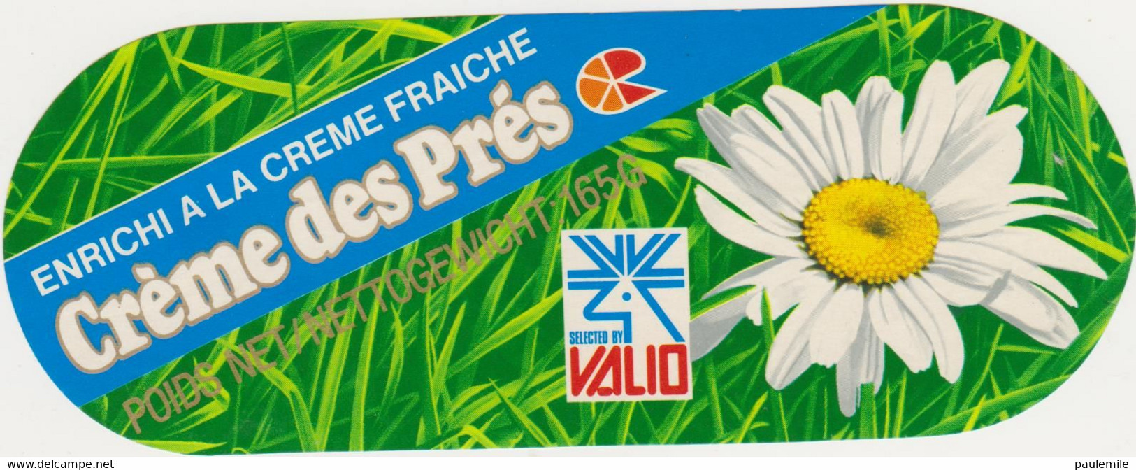 ETIQUETTE DE FROMAGE CREME DES PRES - Cheese