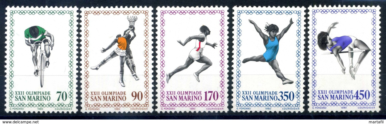 1980 SAN MARINO SET MNH ** - Unused Stamps