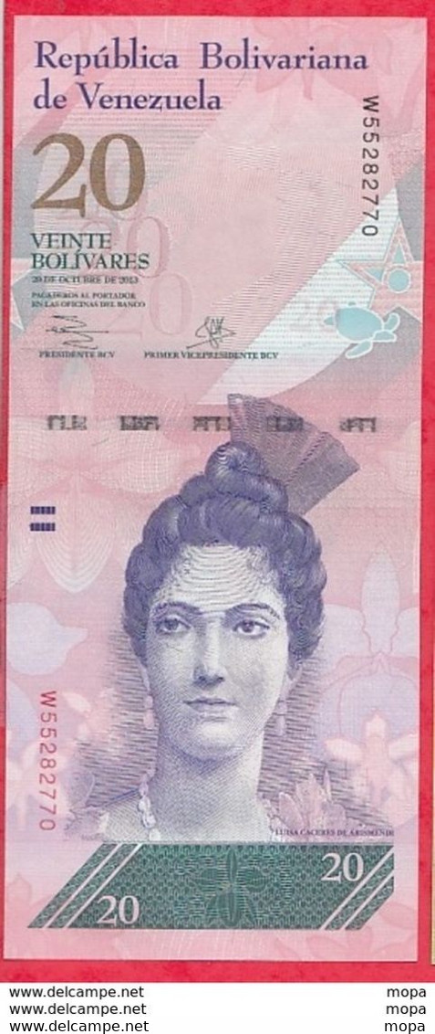 Venezuela 20 Bolivares Du 29/10/2013 ----UNC---(42) - Venezuela