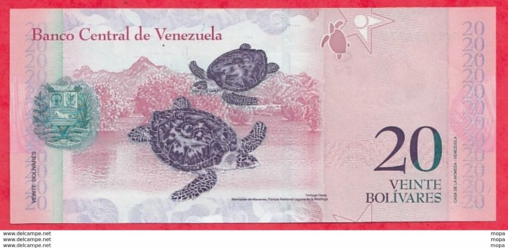 Venezuela 20 Bolivares Du 29/10/2013 ----UNC---(42) - Venezuela