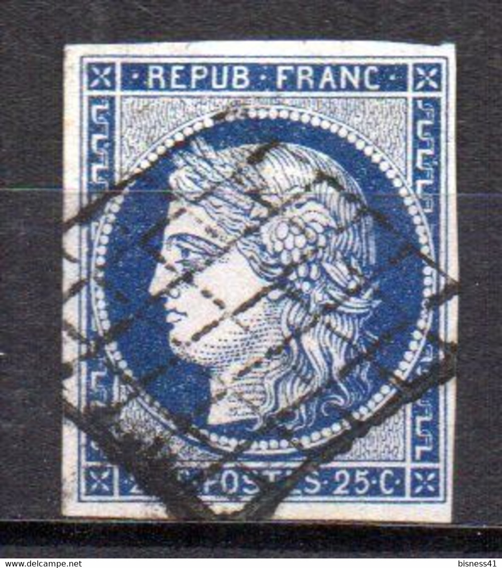 Col18  France Cérès  1850   N° 4 Oblitéré Cote 65,00€ - 1849-1850 Cérès