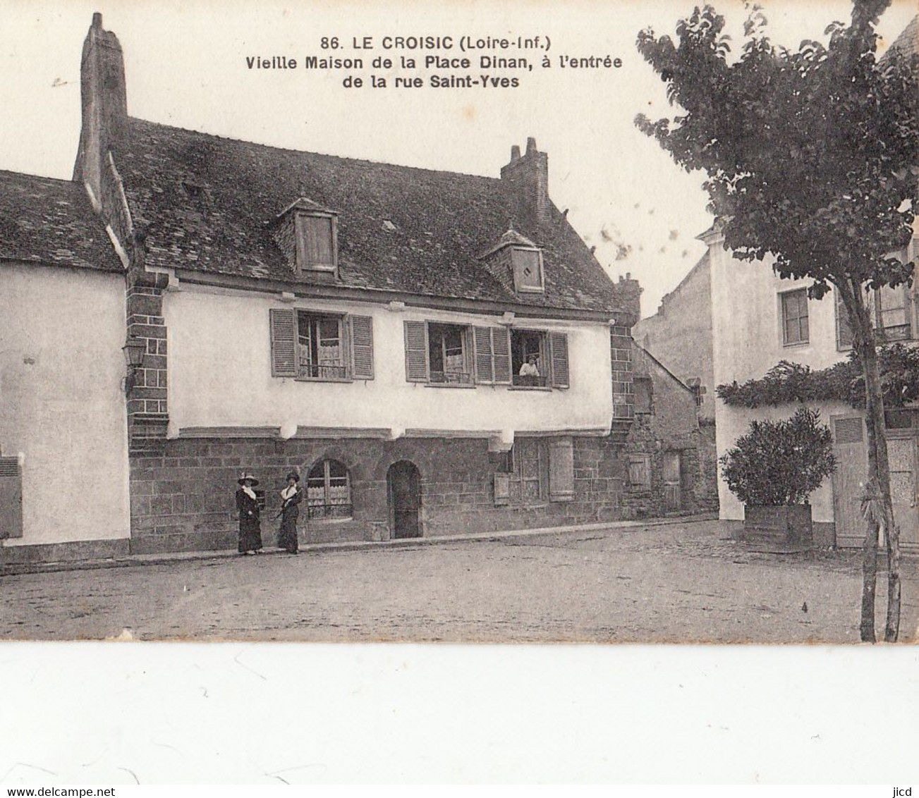 44- Le Croisic Vieille Maison De La Place  Dinan - Le Croisic