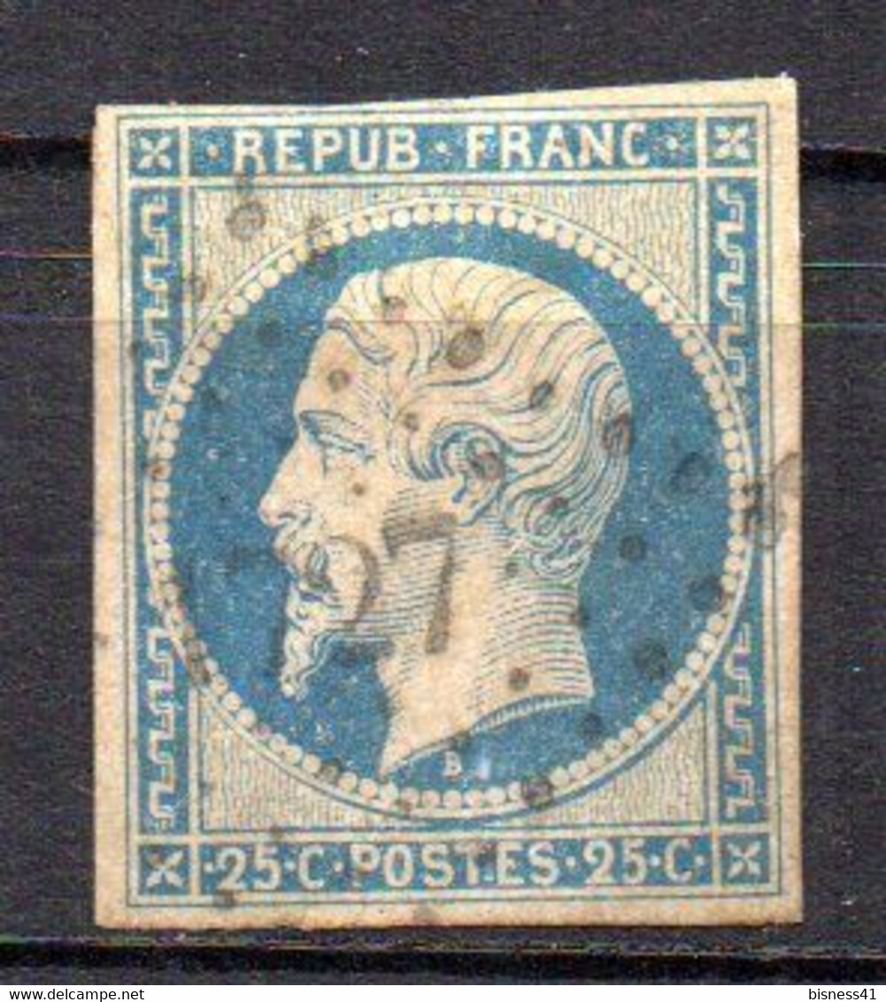 Col18  France Louis Napoléon 1852   N° 10 Oblitéré PC Cote 45,00€ - 1852 Luigi-Napoleone