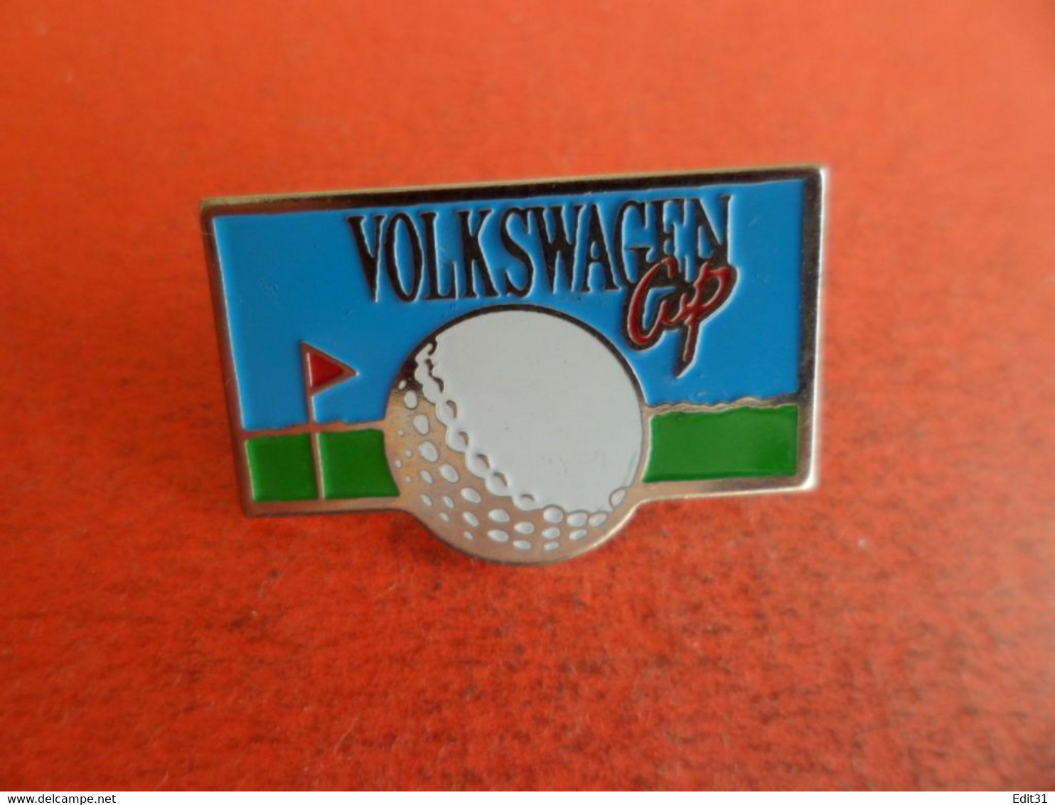 Pins Pin's émail Sport Golf - Sponsort Volkswagen Cup - - Golf