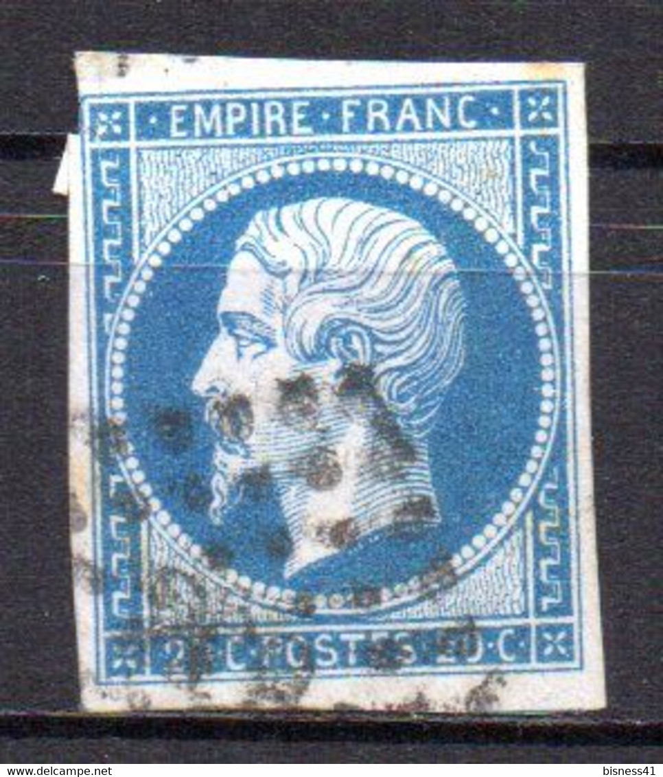 Col18  France Louis Napoléon 1854  N° 14A Oblitéré  Cote 2,00€ - 1853-1860 Napoleon III