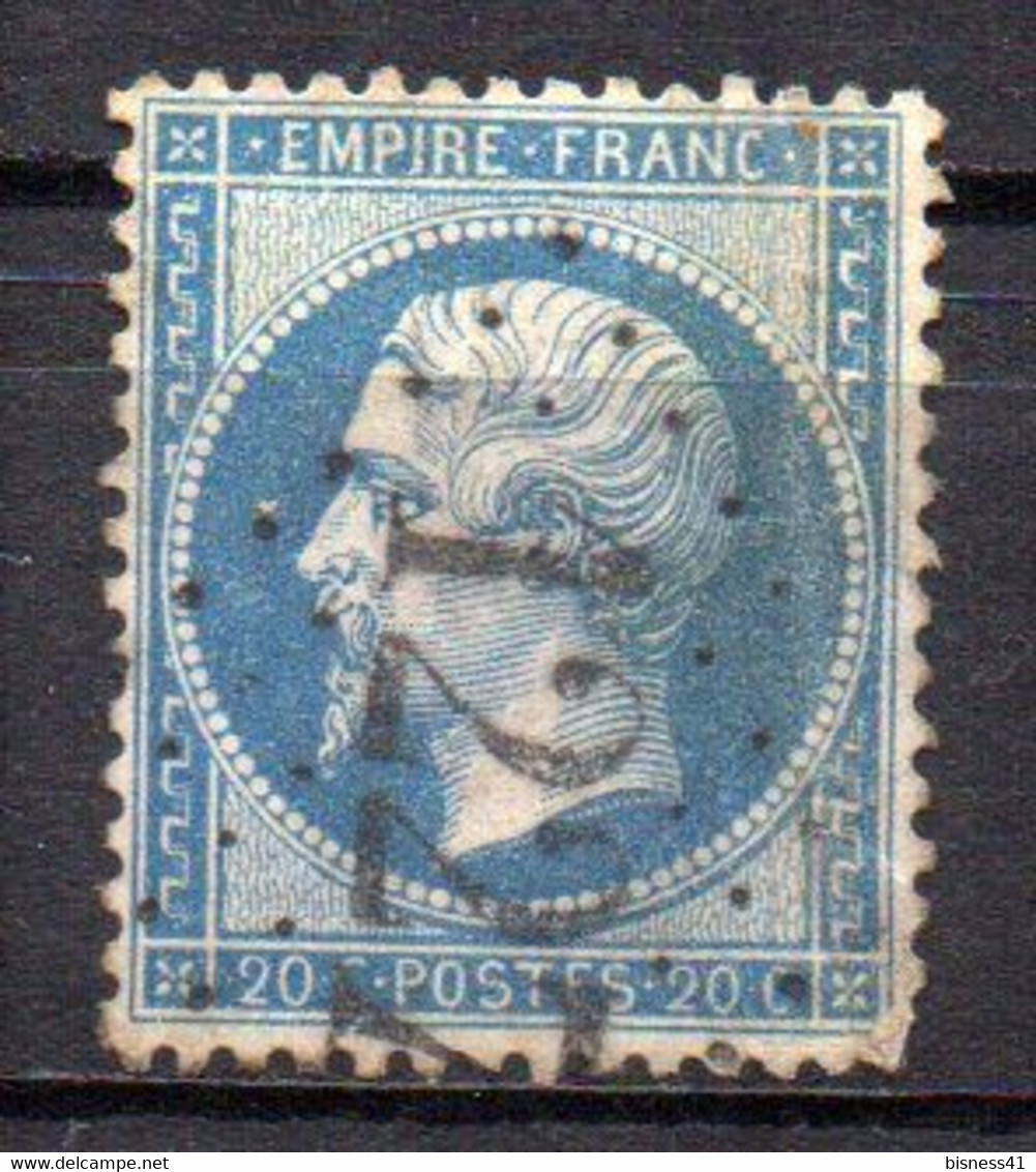 Col18  France Napoléon III 1862  N° 22 Oblitéré  Cote 2,00€ - 1862 Napoléon III.