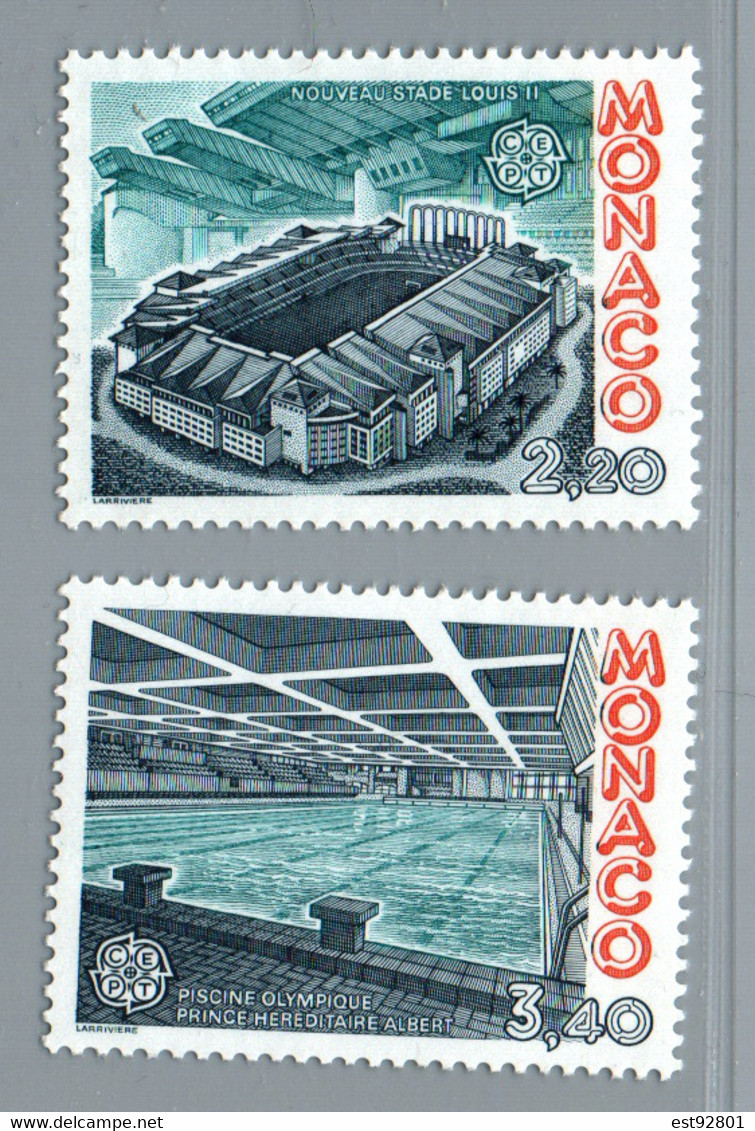 Monaco 1987 - Yt N° 1565 / 1566 (Europa) - Neuf** - Other & Unclassified