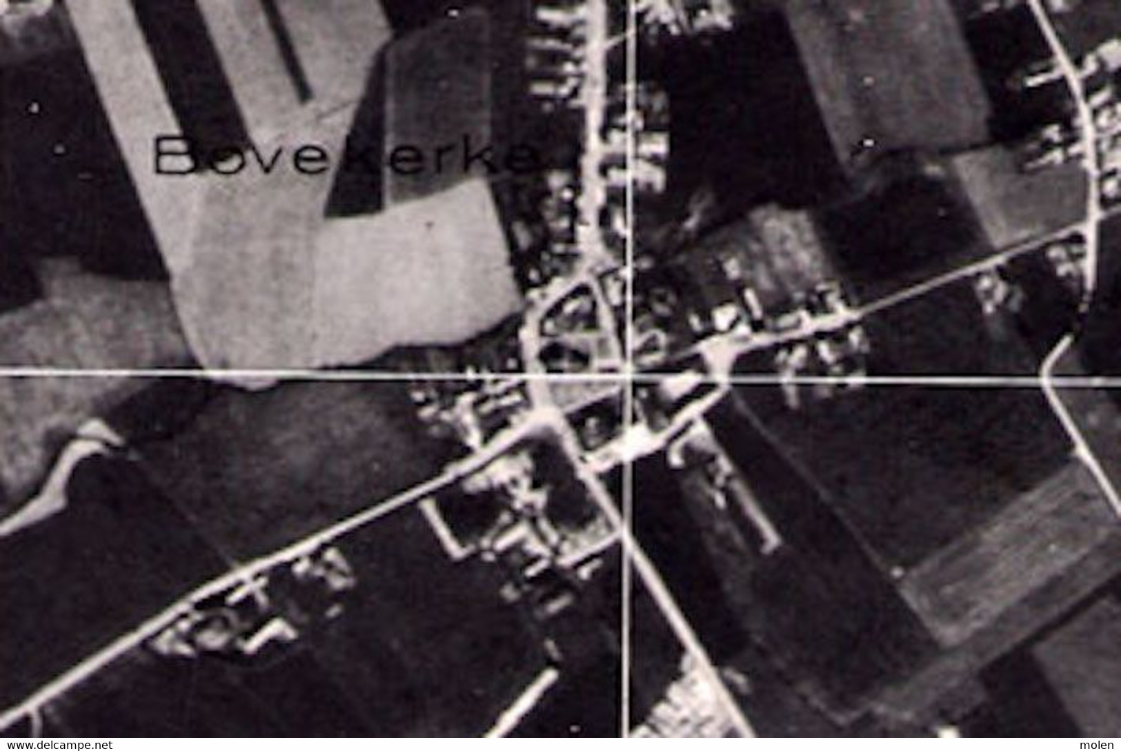 BOVEKERKE KOEKELARE Anno 1971 GROTE LUCHT-FOTO 63x48cm KAART ORTO PLAN 1/10.000 CARTOGRAPHIE PHOTO AERIENNE CARTE R230 - Koekelare