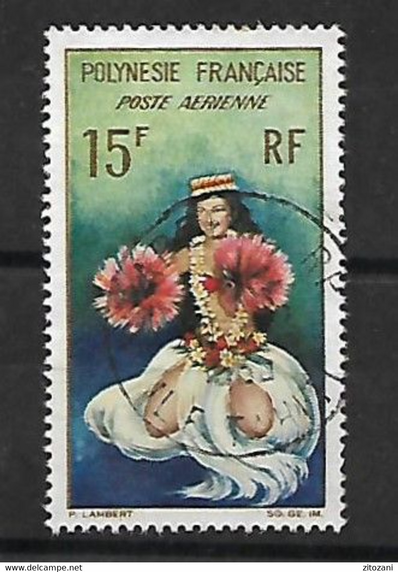 1156 Polynesie Française Belle Oblitération PAPEETE RP 20-12-1965 - Tahiti