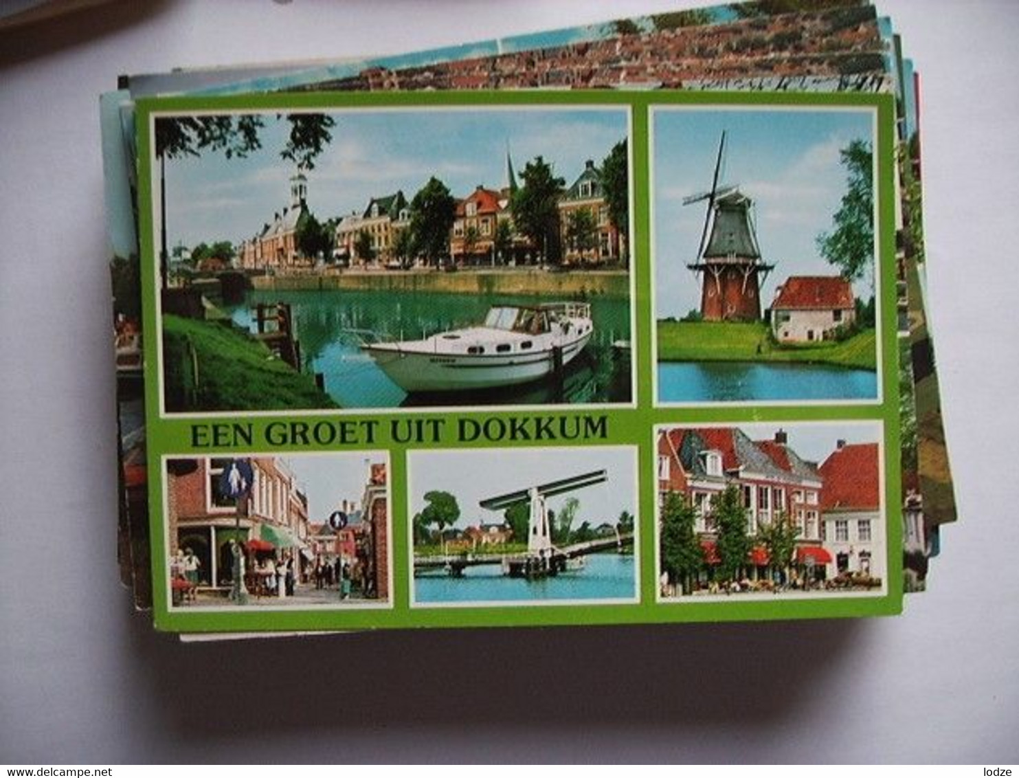 Nederland Holland Pays Bas Dokkum Met Molen En Andere Hoogtepunten - Dokkum