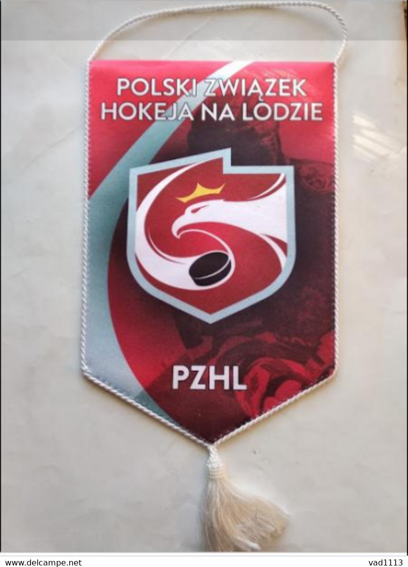 Hockey-  Official Pennant Ice Hockey Federation Of Poland - Other & Unclassified