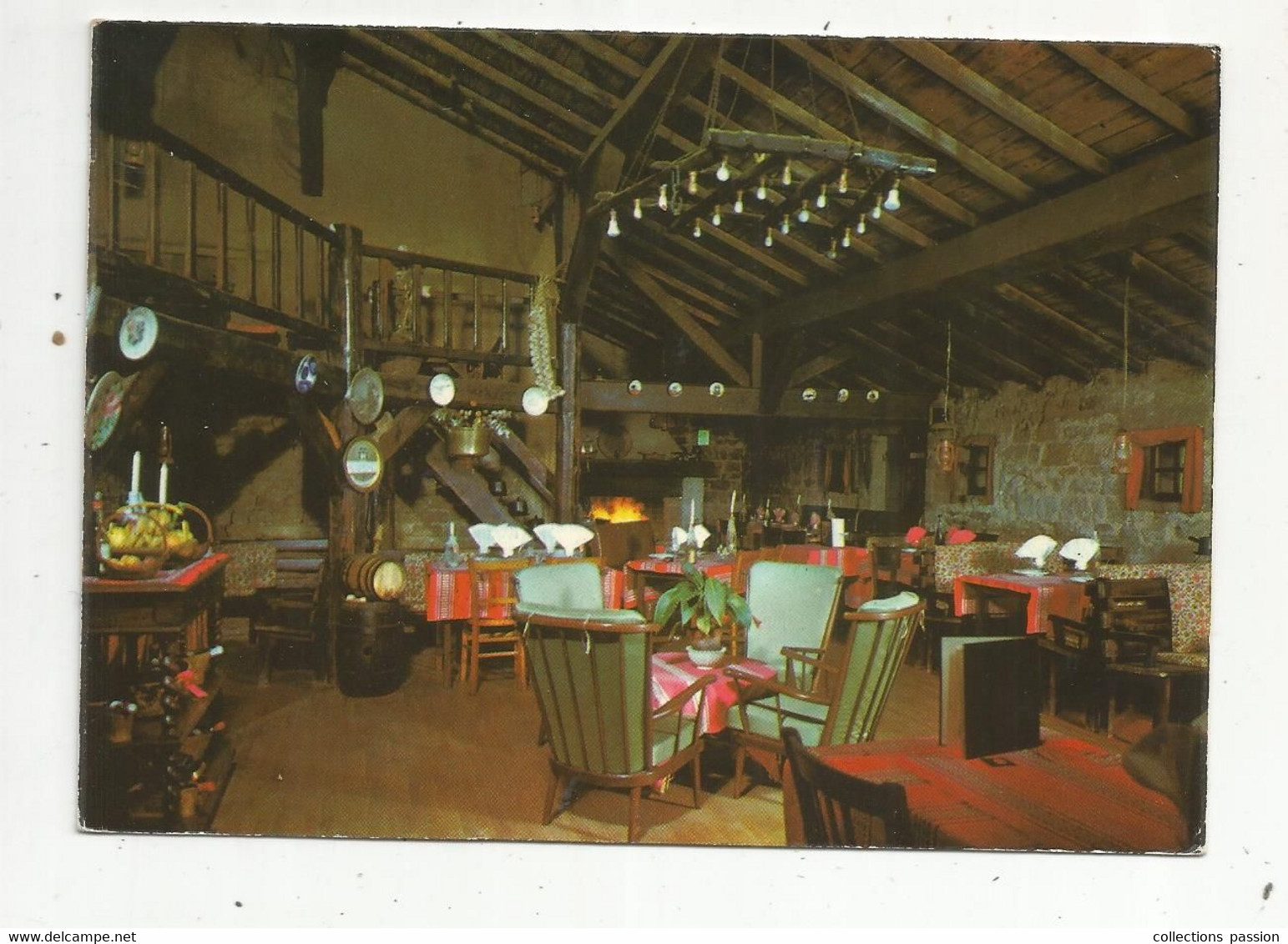 Cp, 88 ,GOLBEY ,restaurant LA MANSARDE , Voyagée 1989 - Golbey