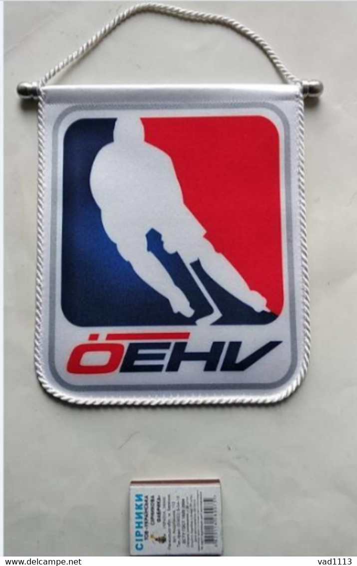 Hockey-  Official Pennant Ice Hockey Federation Of  Austria - Otros & Sin Clasificación