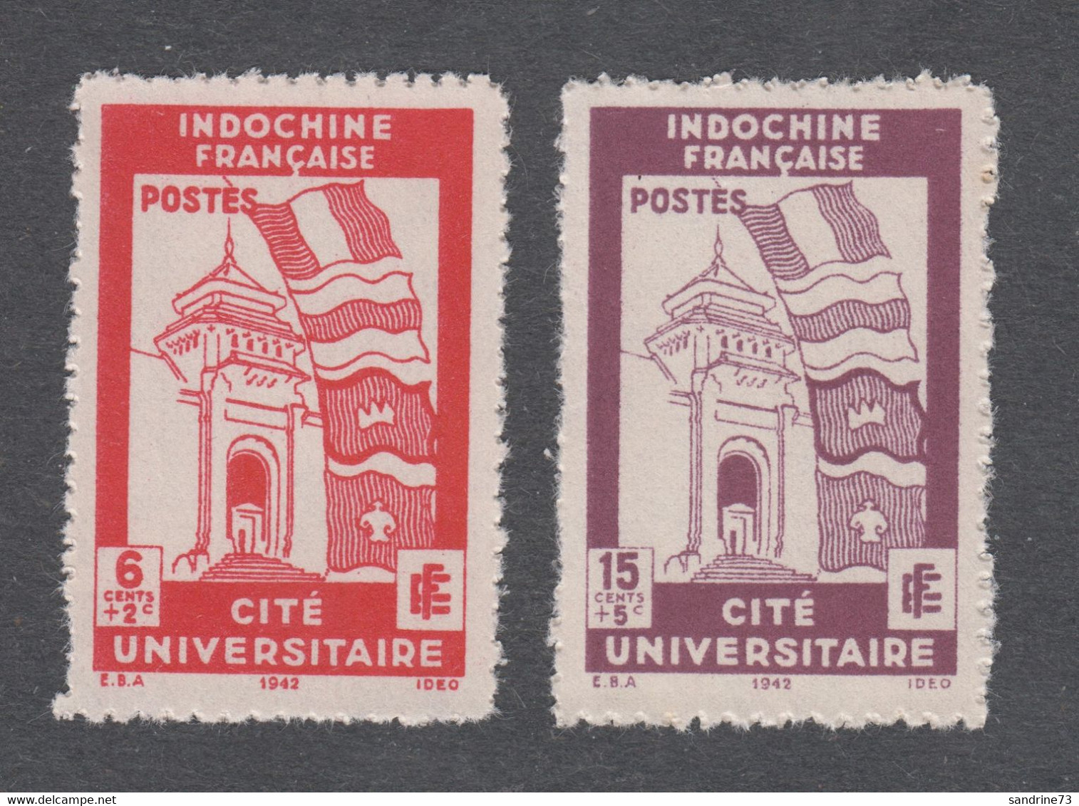 Colonies Françaises - Timbres Neufs** Indochine - N°278 Et 279 - Unused Stamps