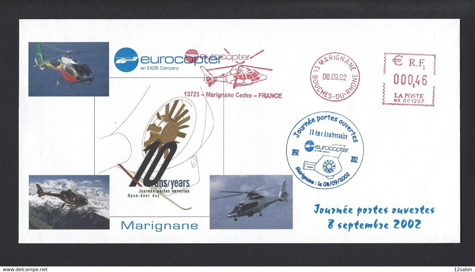 FRANCE HÉLICOPTÈRE EUROCOPTER  MARIGNANE - Helicopters