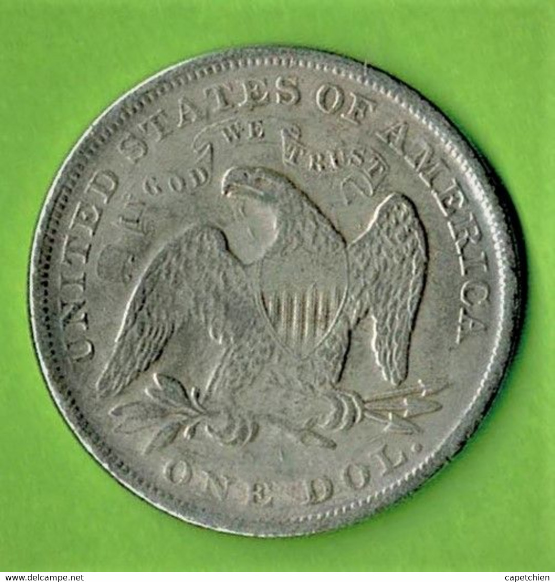 USA / 1 DOLLAR / 1840 / FAUX ( D'origine Asiatique ) ) FALSCHGELD / FAKE COIN - 1840-1873: Seated Liberty (Liberté Assise)