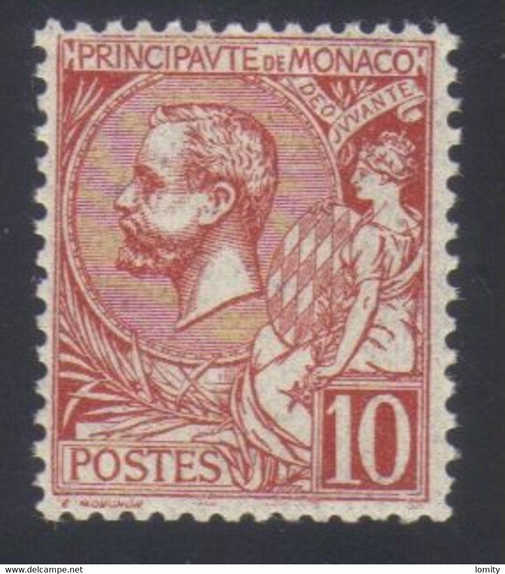 Monaco Prince Albert 1er  10c. Rouge  N° 23** Neuf - Unused Stamps