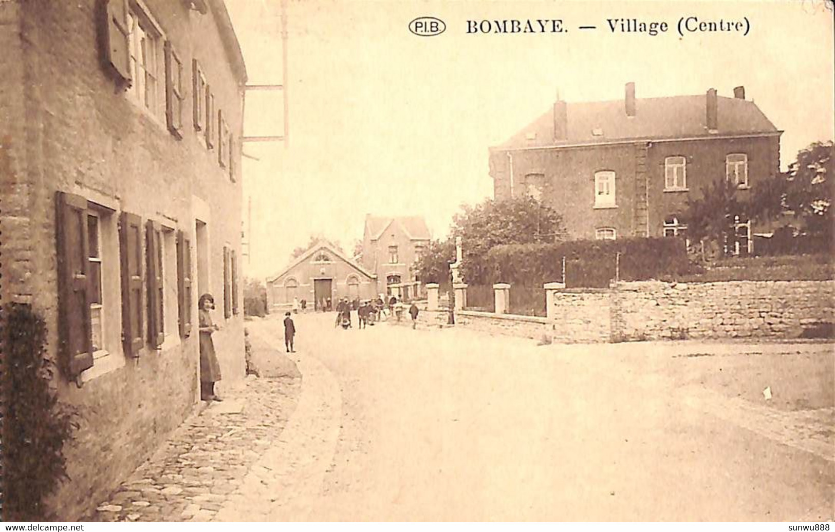 Bombaye - Village (Centre) Animée, PIB 1923 - Dalhem