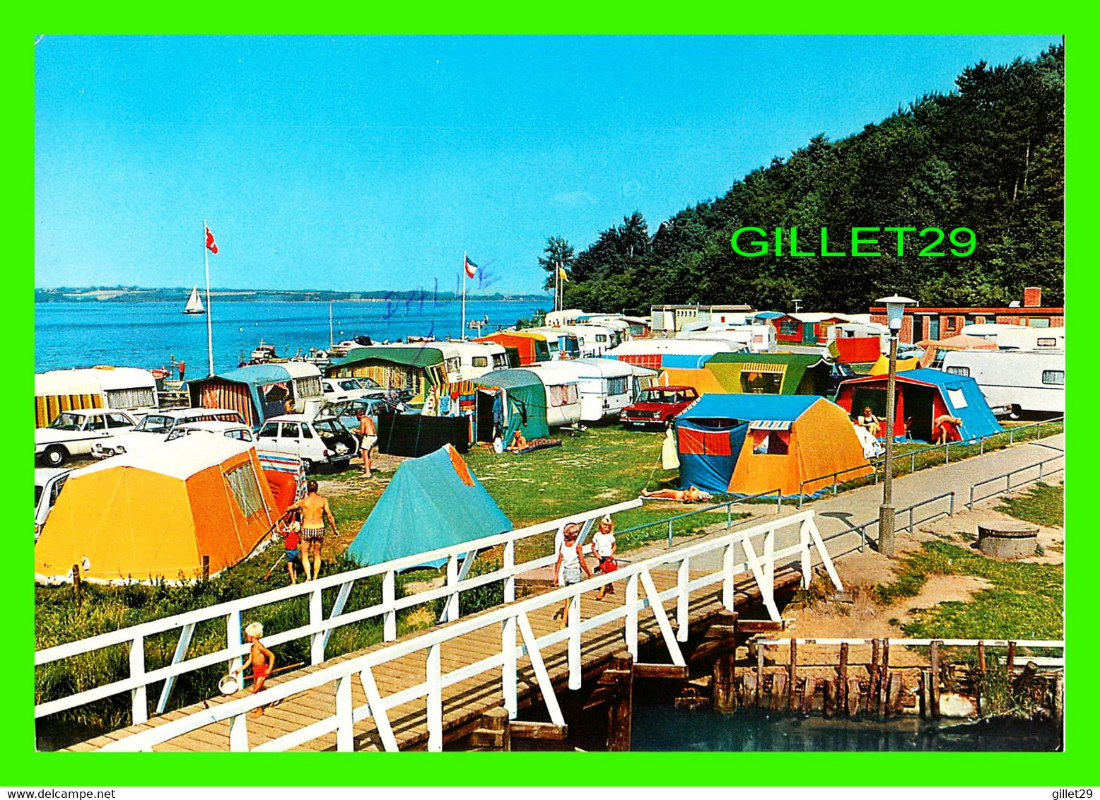 GLUCKSBURG, GERMANY - CAMPINGPLATZ SCHWENNAU - ANIMATED -  WRITTEN - CRAMERS KUNSTANSTALT KG - - Gluecksburg