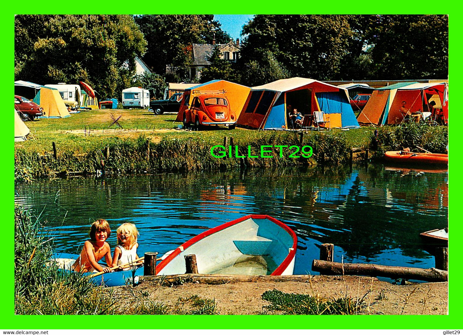 GLUCKSBURG, GERMANY - CAMPINGPLATZ SCHWENNAU - ANIMATED -  WRITTEN - CRAMERS KUNSTANSTALT KG - - Glücksburg