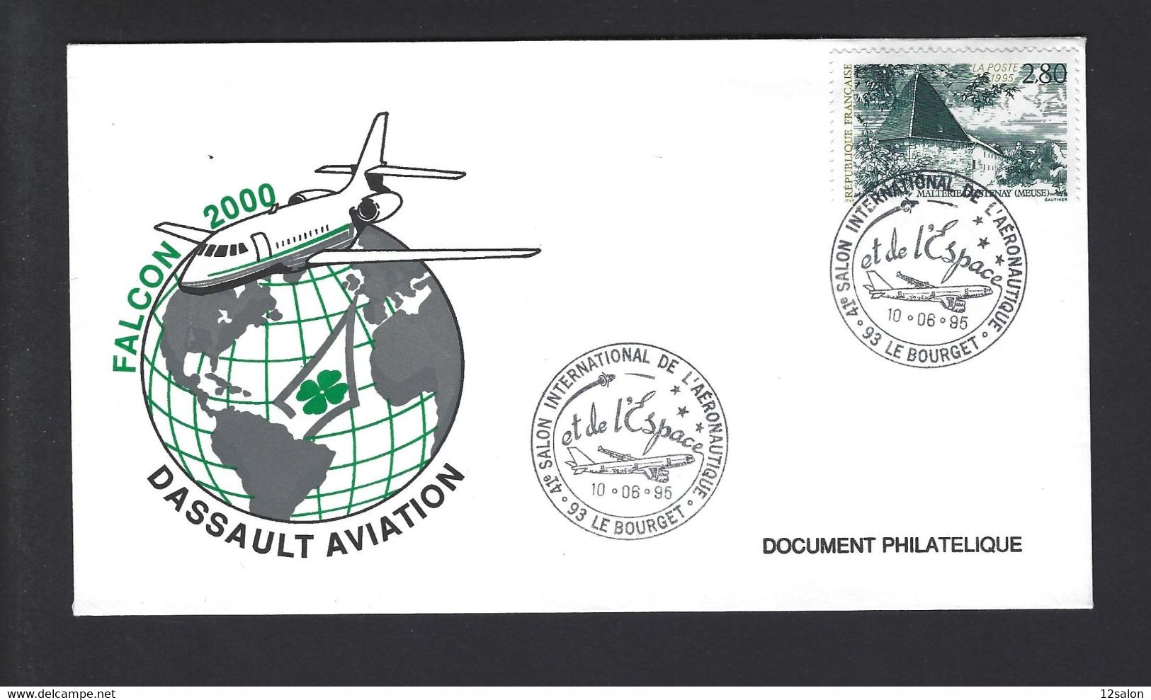 FRANCE LE BOURGET FALCON 2000 DASSAULT - Flugzeuge