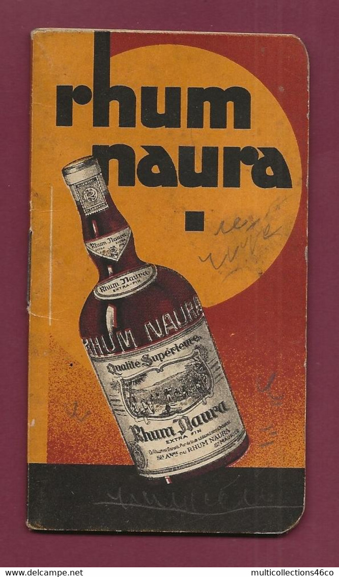 120421A - CALENDRIER 1933 RHUM NAURA STE ANNE ST MAURICE - MARTINIQUE ? - Petit Format : 1921-40