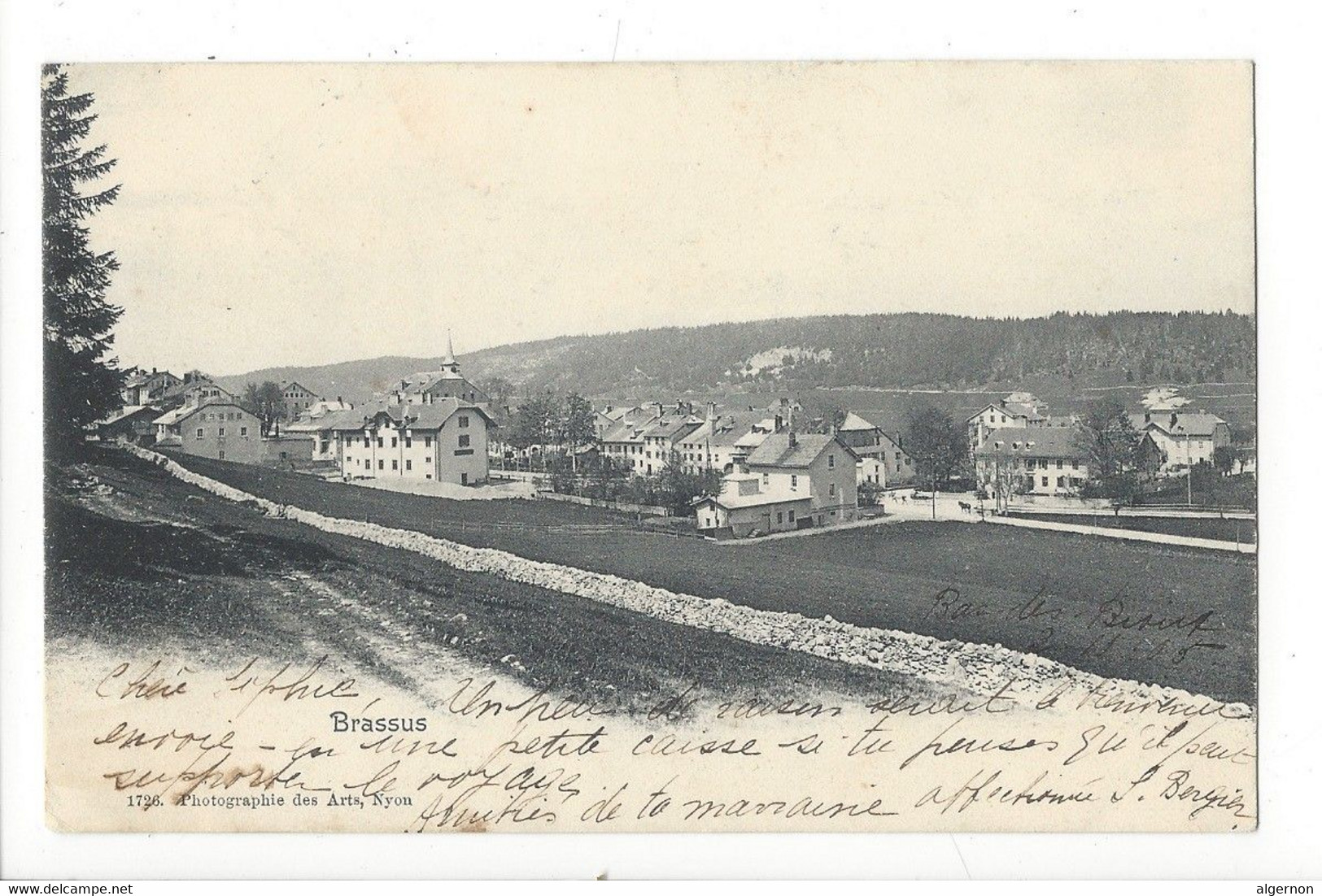 27055 -  Vallée De Joux Brassus  + Cachet Bas Des Bioux - Le Chenit