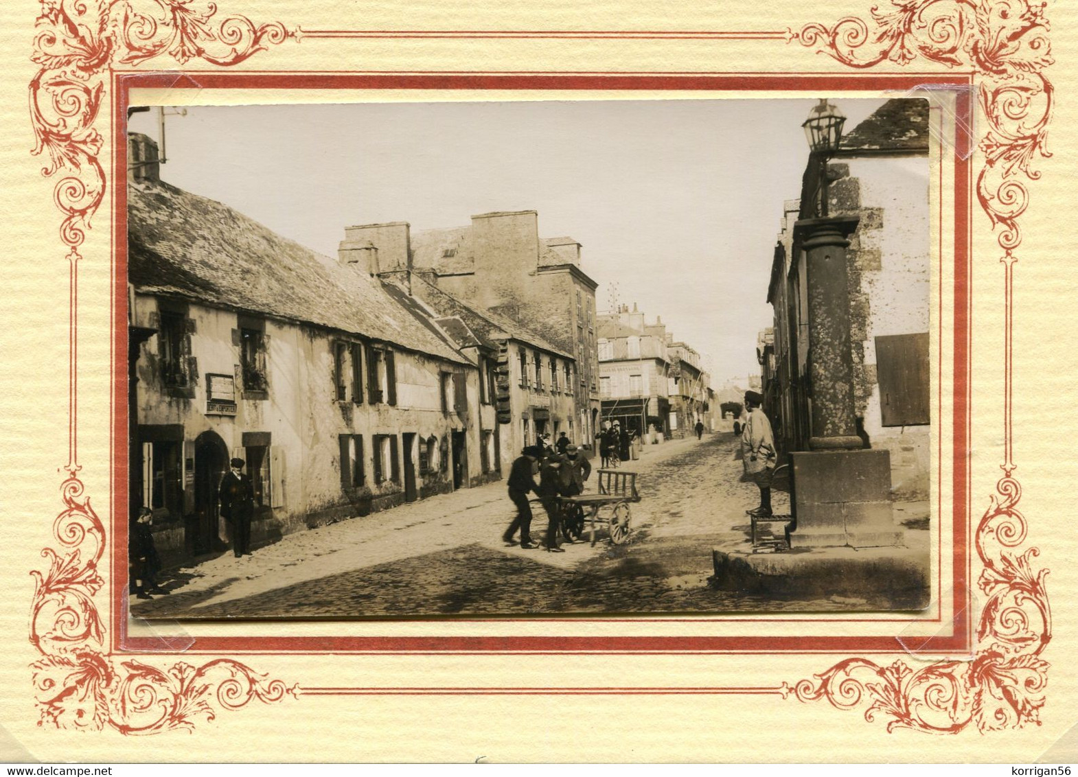 ENV BREST ET ST RENAN *** LE CONQUET *** LA GRAND' RUE  *** CARTE PHOTO *** - Le Conquet