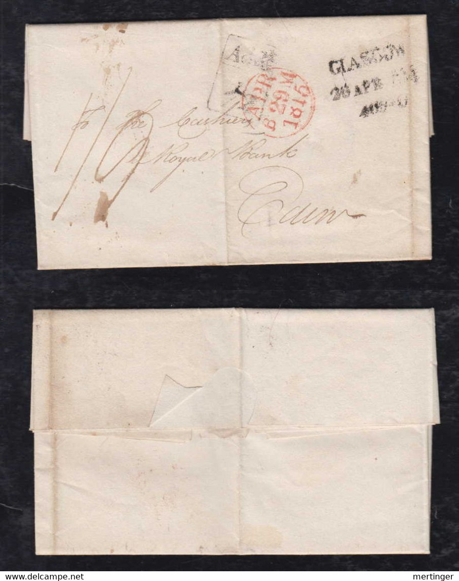 Great Britain 1815 Cover GLASGOW Local Used - ...-1840 Préphilatélie