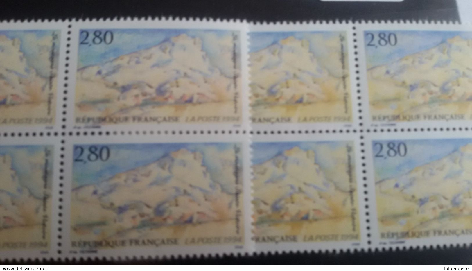 FRANCE - N° 2891 - 2 Blocs De 4 - Variété De Couleur - 2 Teintes Différentes - Ungebraucht