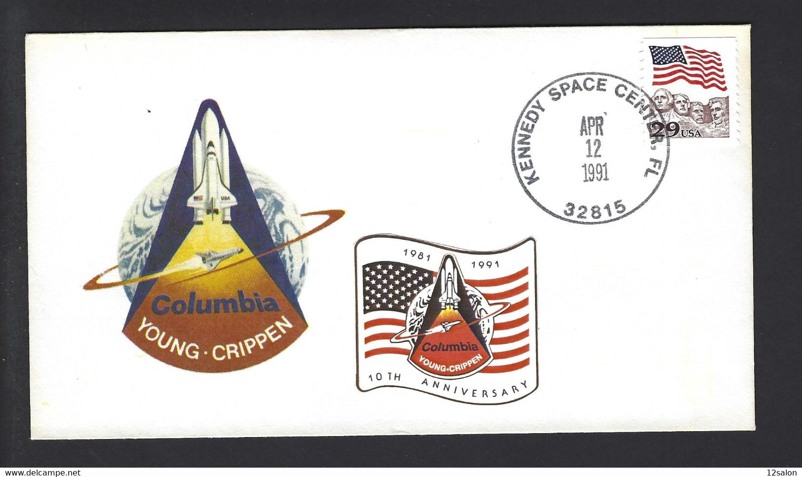 USA THEME ESPACE COLUMBIA 1991 - Other & Unclassified