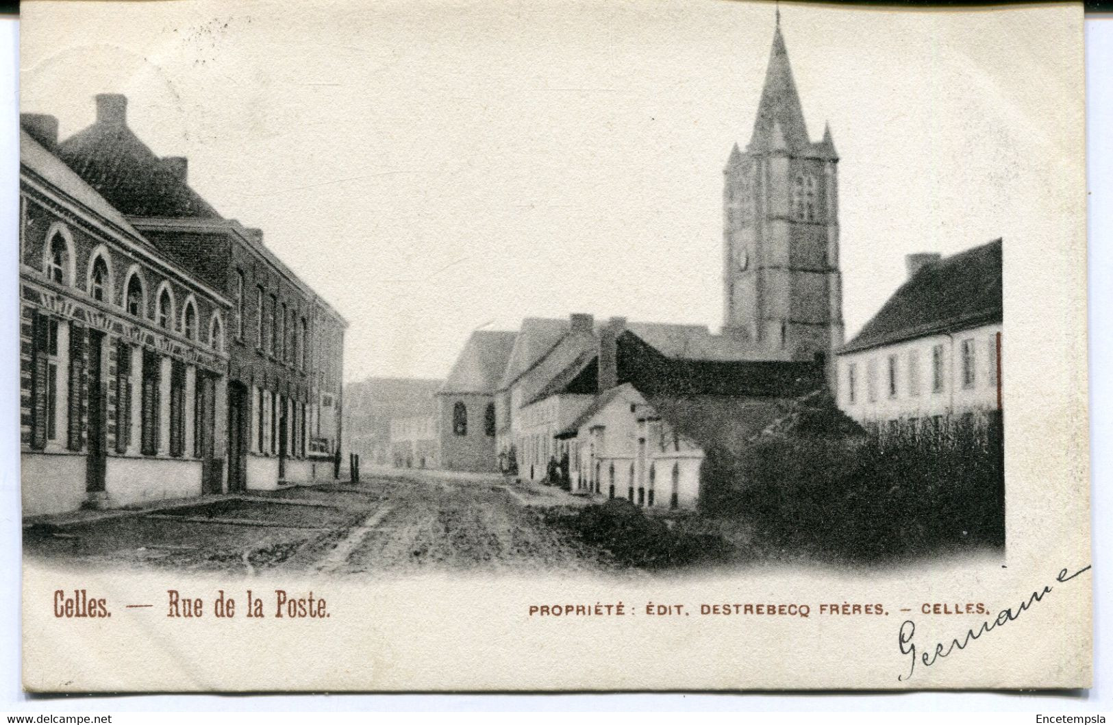 CPA - Carte Postale - Belgique - Celles - Rue De La Poste  - 1904 (AT16579) - Celles