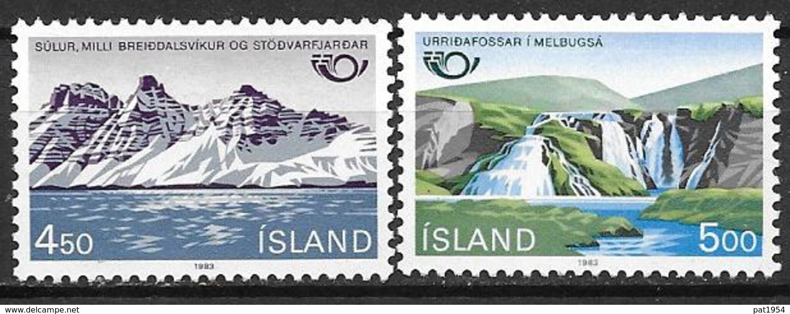 Islande 1983 N° 549/550 Neufs Norden Tourisme - Ungebraucht