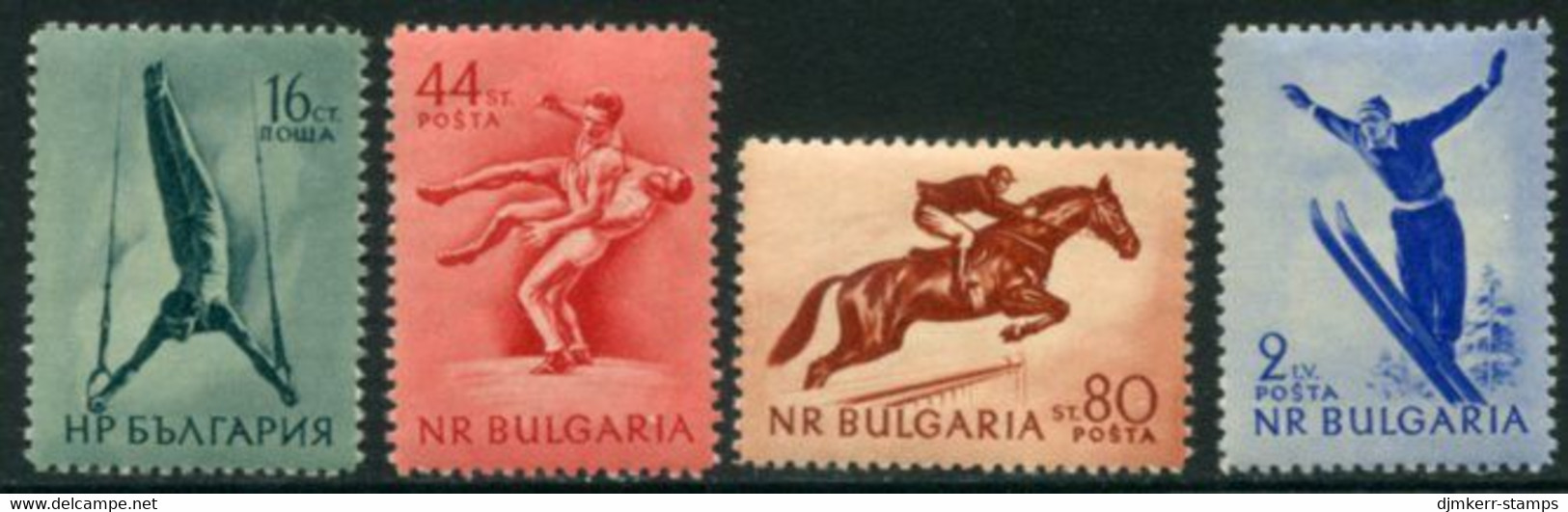 BULGARIA 1954 Sports MNH / ** .  Michel 928-31 - Nuevos