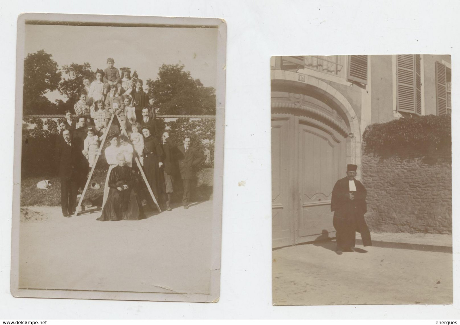 Argentan, Orne Rue Des Vieilles Halles, 2 Photos, Alexandre De La Bretèche, Claire De Tocqueville, Avant 1940, - Lugares