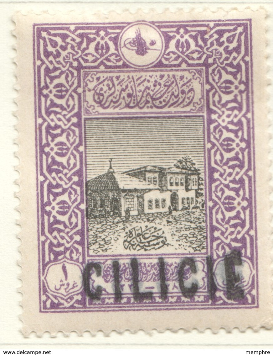 Hôtel Des Postes - Istamboul 1para Timbre Turc Grande Surcharge   «Cilicie»  Yv 16 * - Unused Stamps