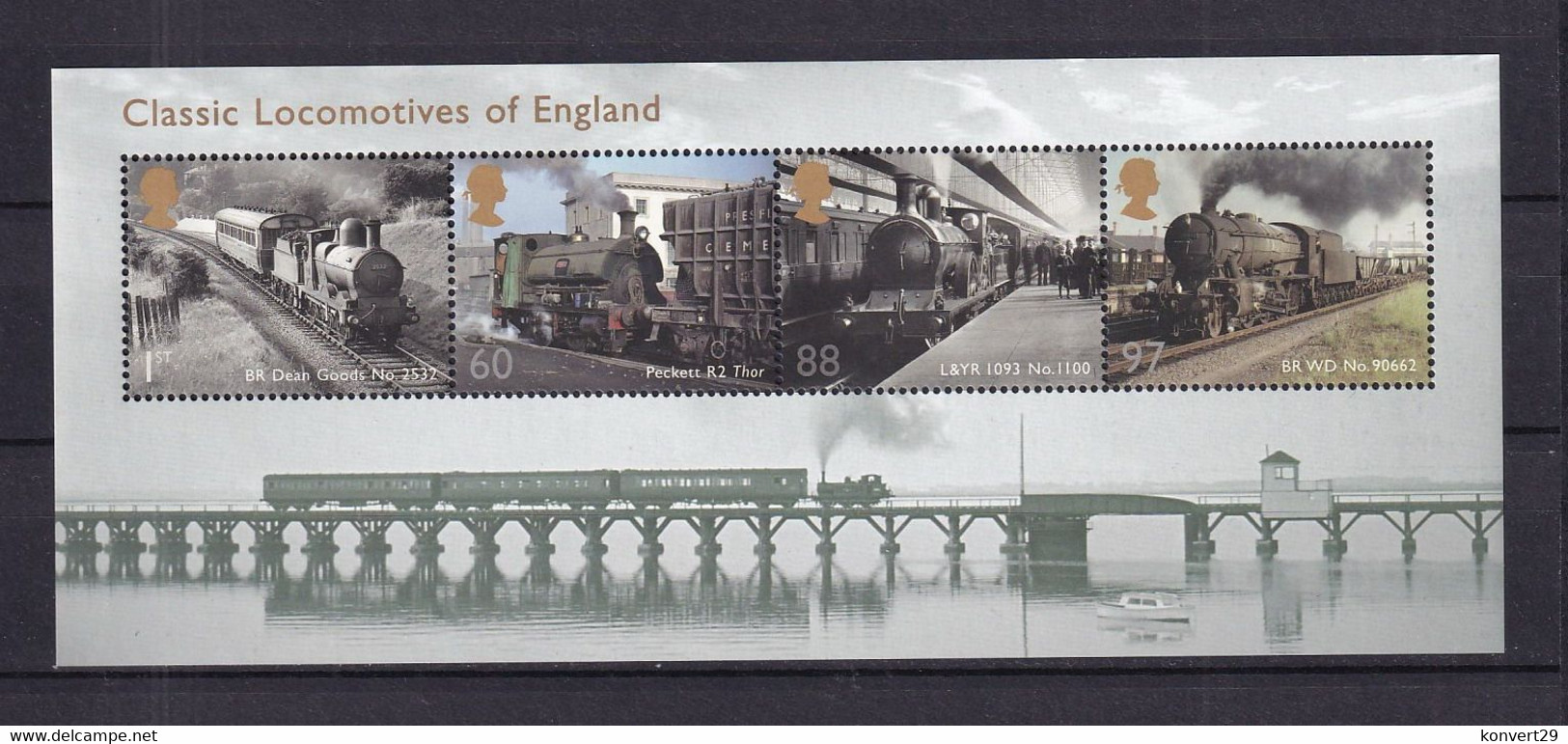 Great Britain 2011 Classic Locomotives Of England MNH** - Treinen