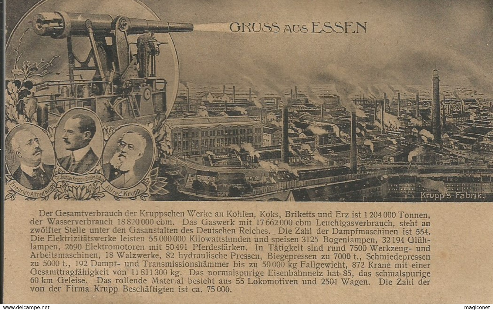 CPA - Gruss Aus  Essen - Krupp's - Fabrik - Fernelmont