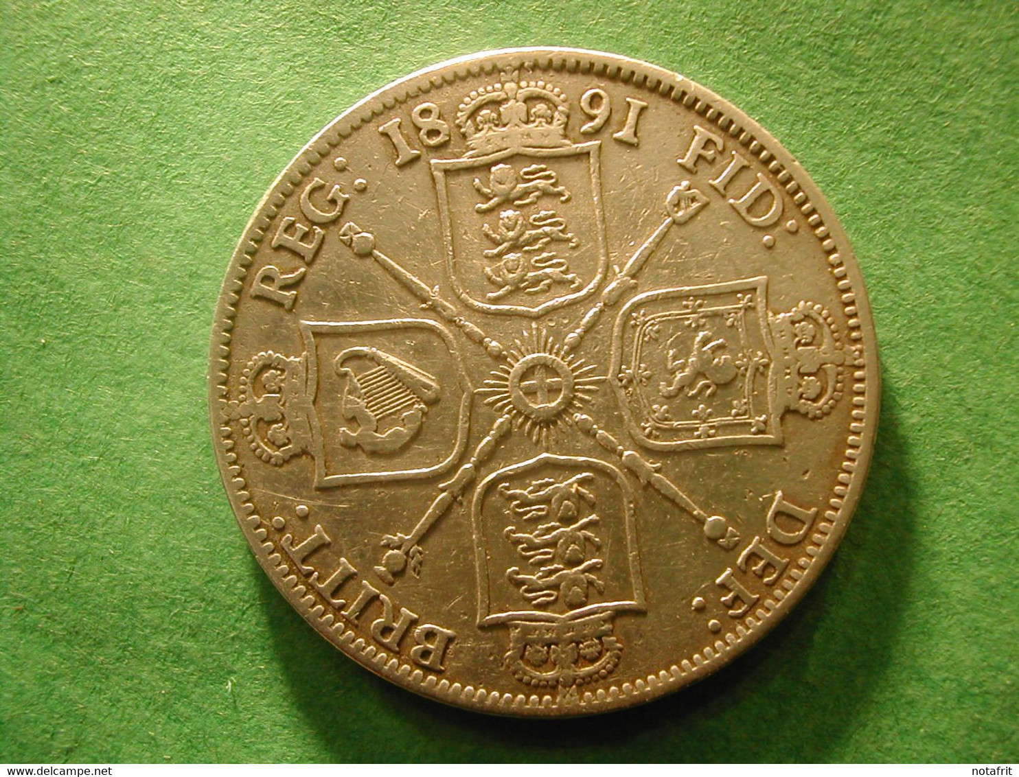 GB Florin 1891 - J. 1 Florin / 2 Shillings