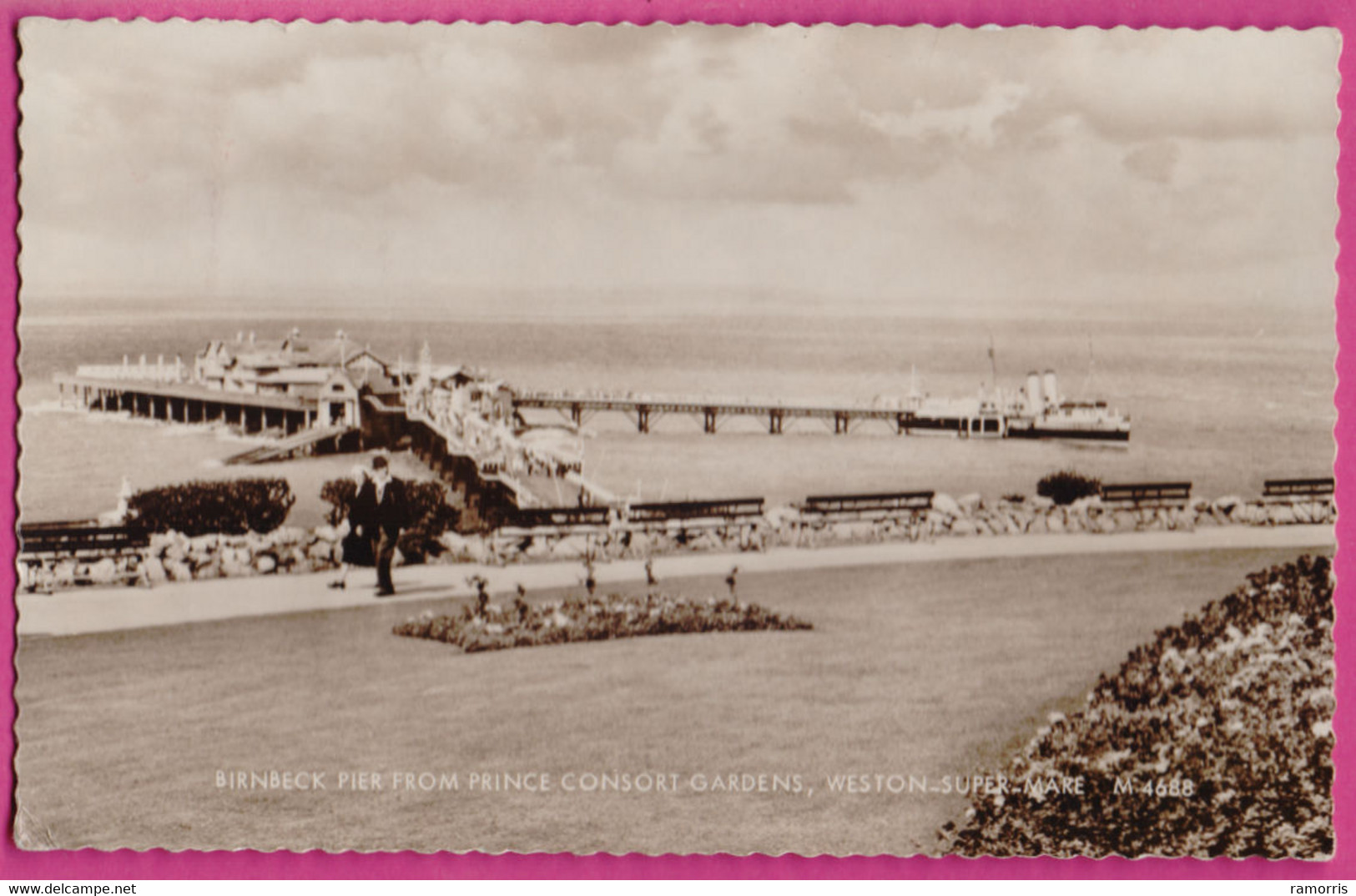 PC12350 RP Birnbeck Pier From Prince Consort Gardens, Weston-Super-Mare, Somerset. - Andere & Zonder Classificatie