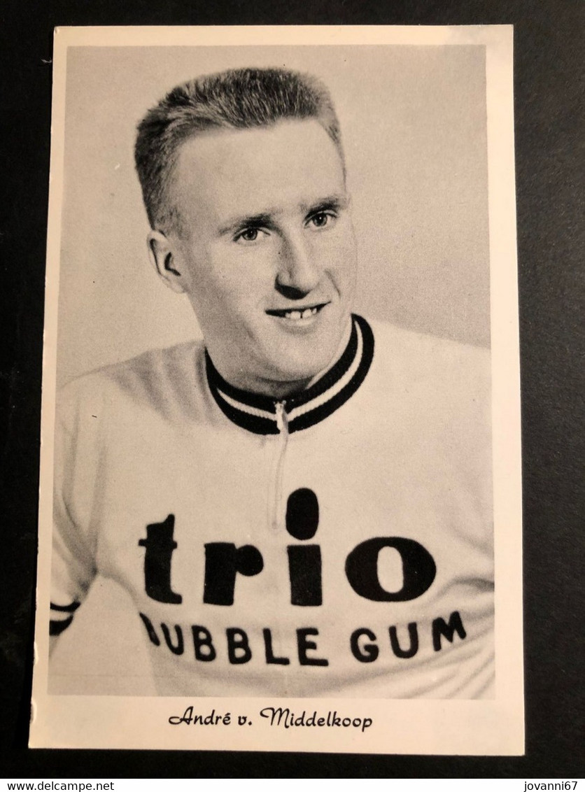 André Van Middelkoop - Trio Bubble Gum - 1966 - Carte / Card - Cyclists - Cyclisme - Ciclismo -wielrennen - Cycling